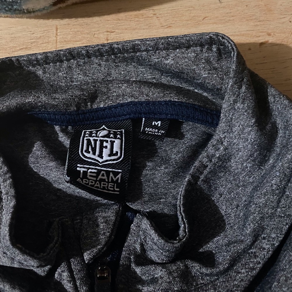 Mens Patriots 3/4 zip up - Picture 2 of 2